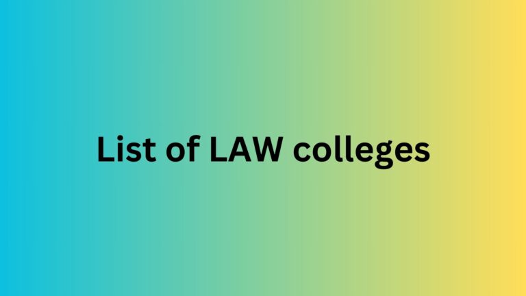 law college list